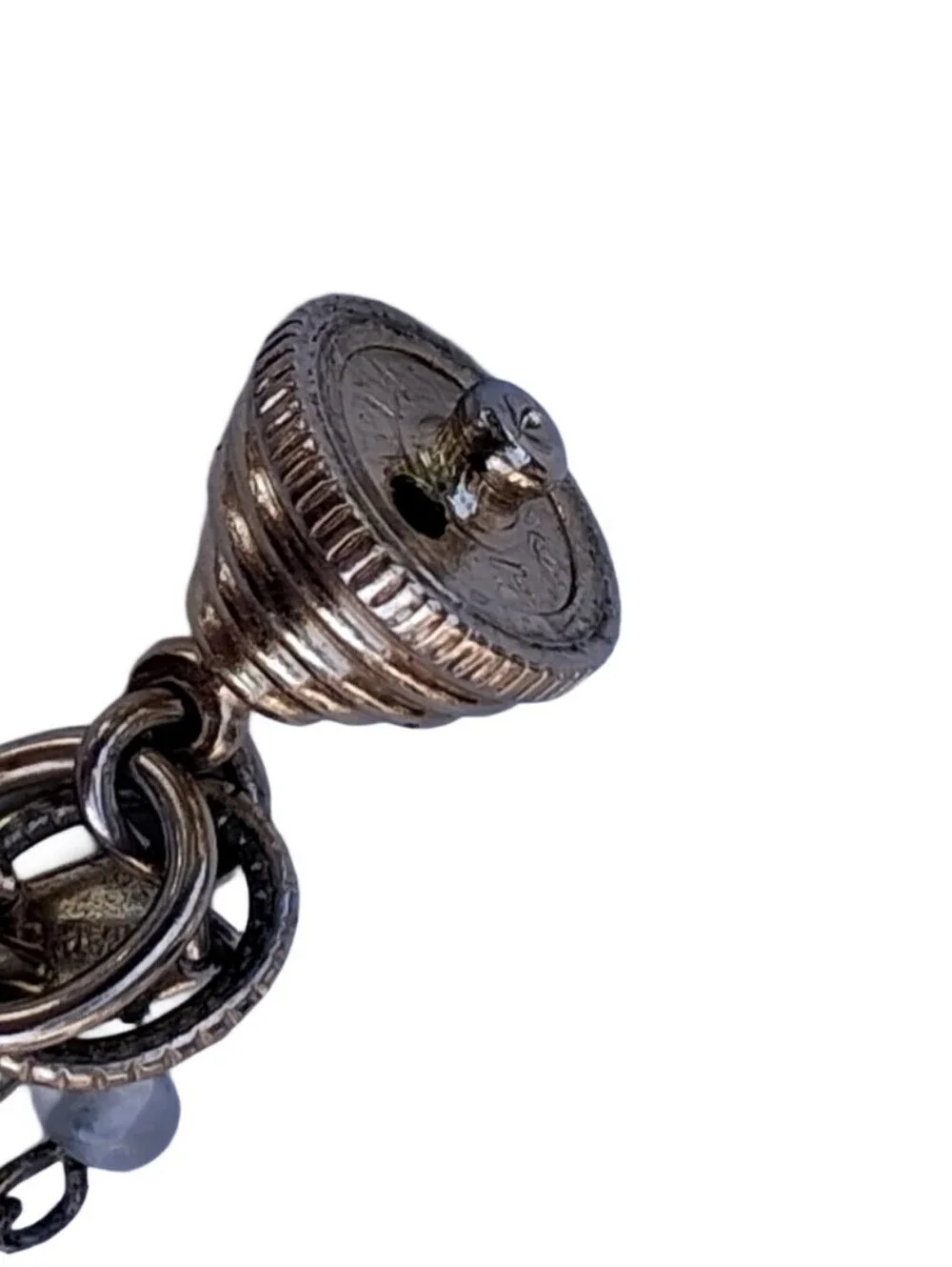 ​Vintage 1965 Sarah Coventry Gracious Lady Gold Link & Pearl Bracelet